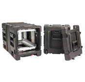 Compact half-rack cases