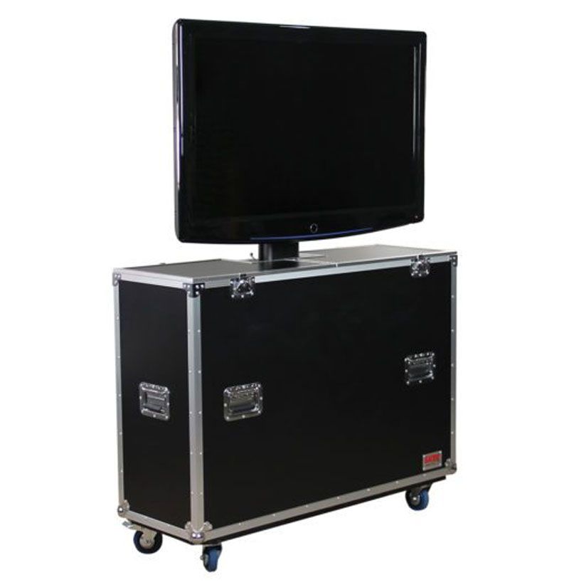 55 in. LCD/Plasma Electric Lift Road Case | Gator Cases